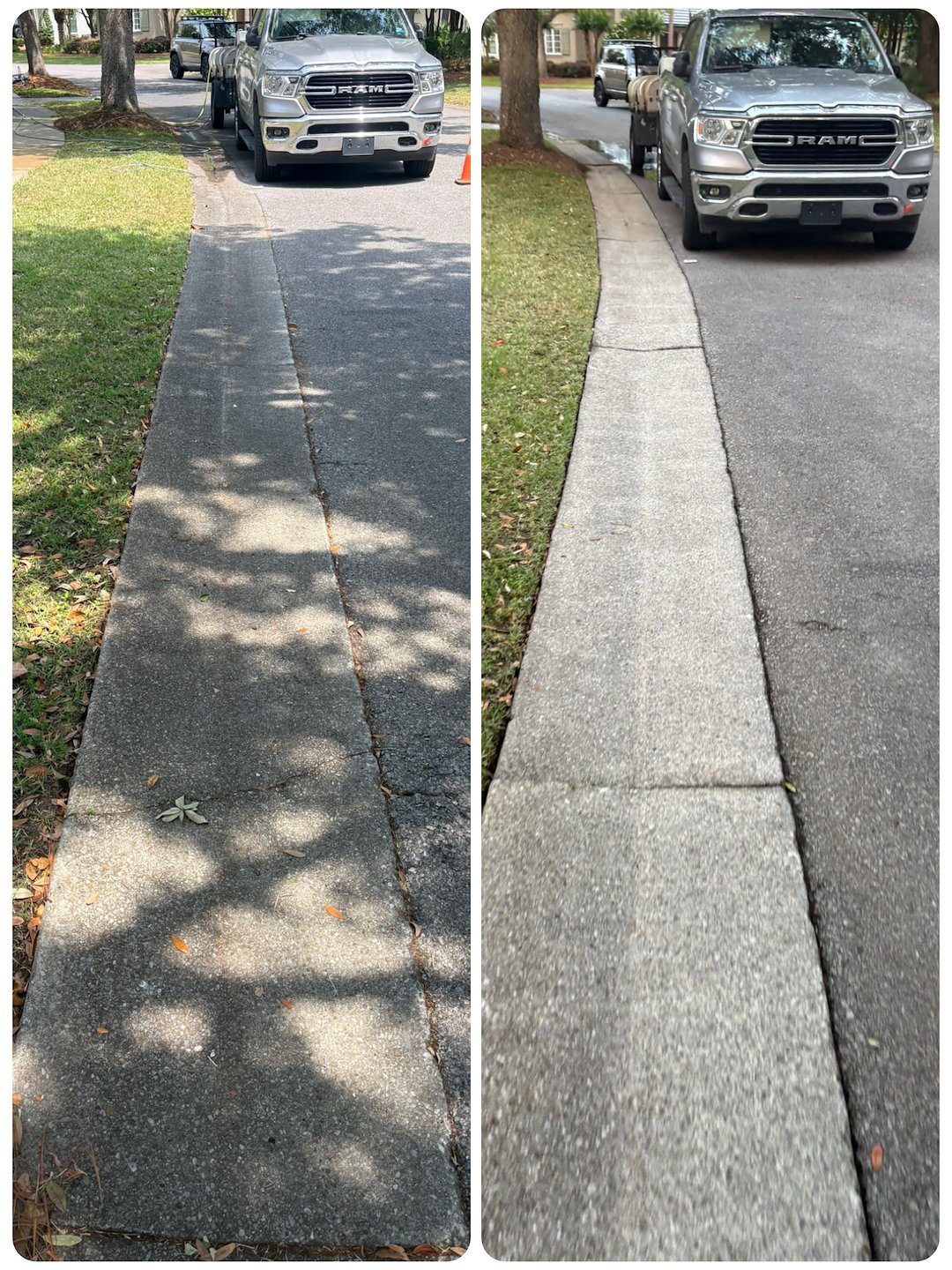 Curb Cleaning in Sandestin Florida 