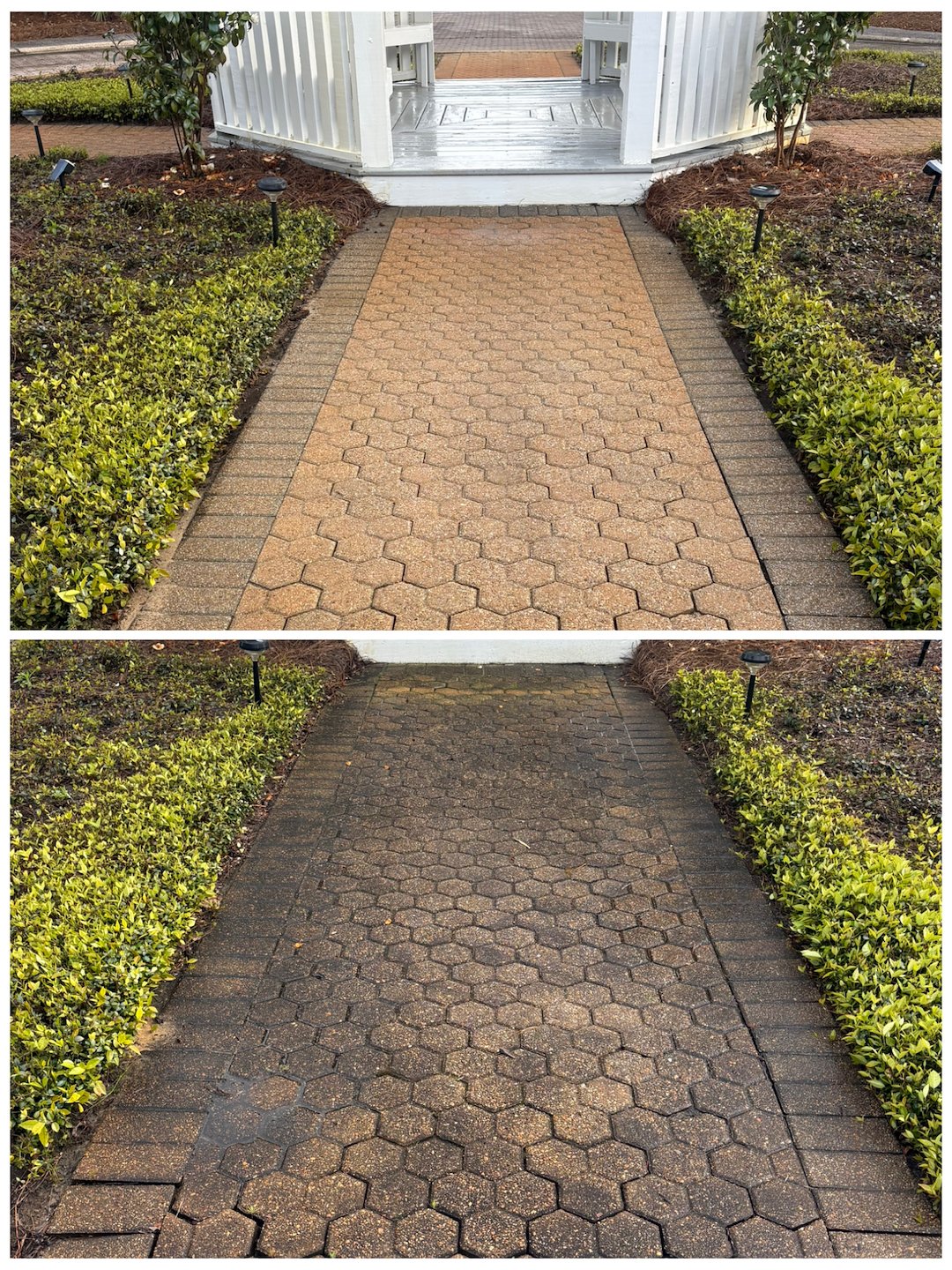 Paver Sidewalk Cleaning in Santa Rosa Beach Fl