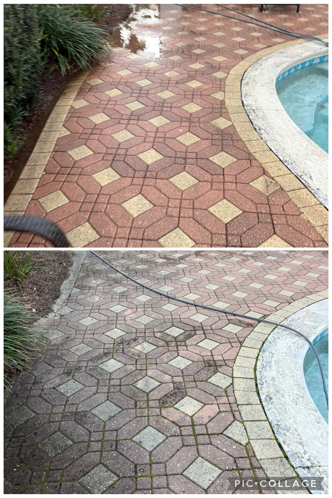 Pool Deck Paver Cleaning In Miramar Beach Fl
